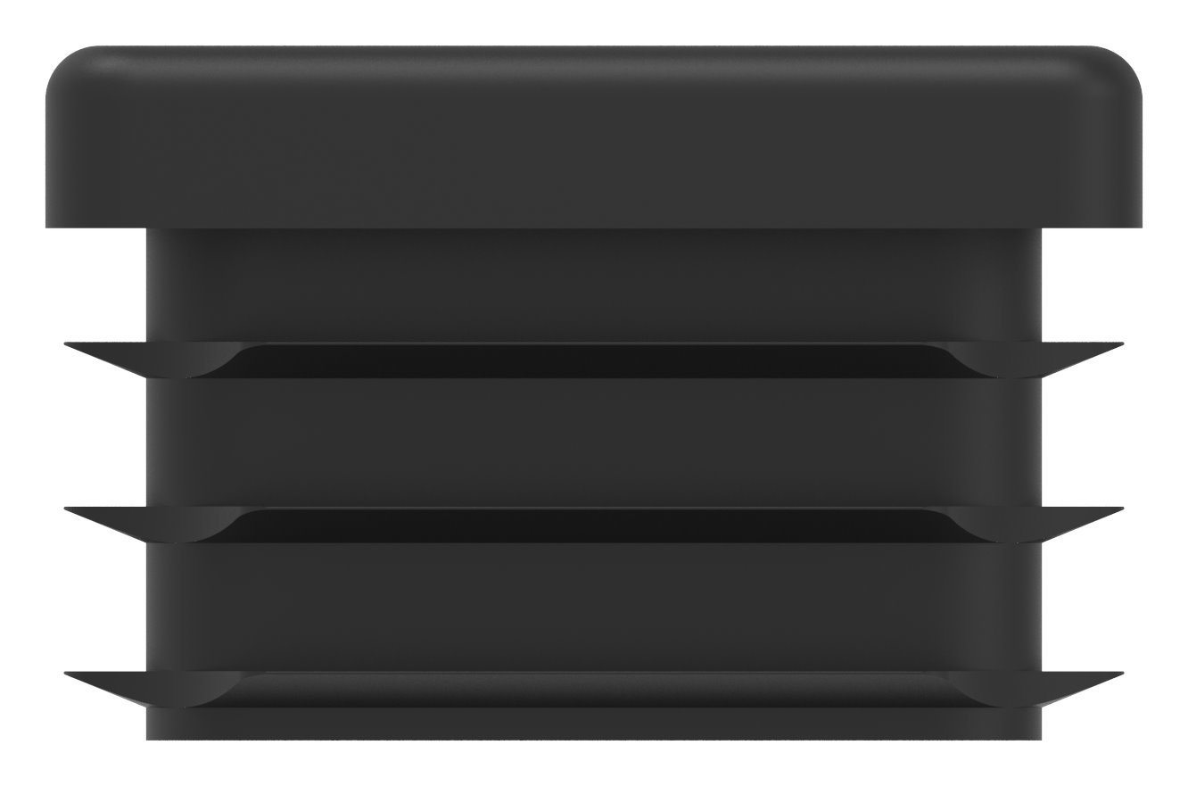 Kunststoffkappe für Rechteckrohr 40x30mm