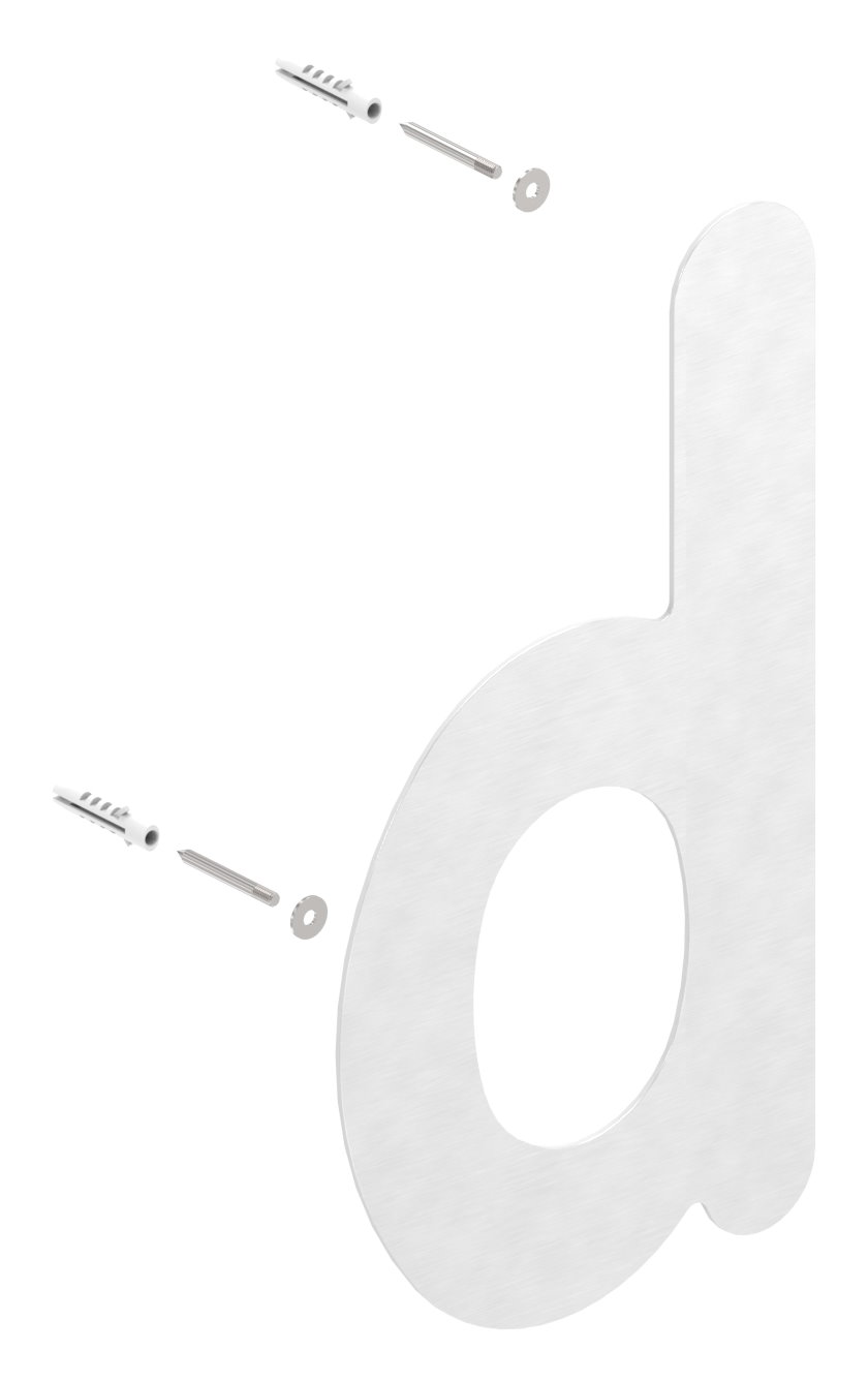 Hausnummer d - "groß", V2A