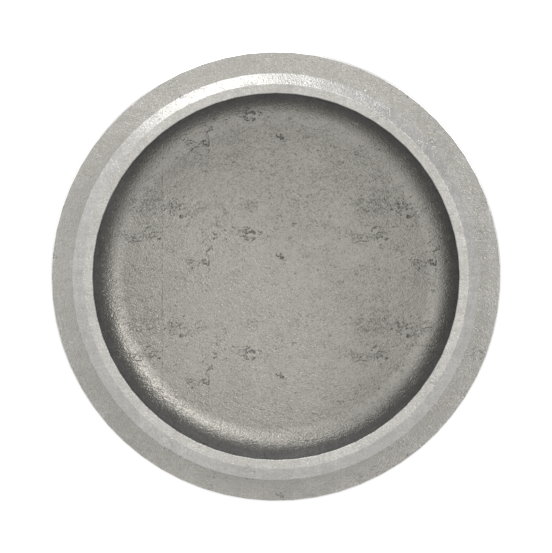 Wandhalter mit Gelenk zum Einbetonieren für Rohr 42,4x2,0mm, V2A