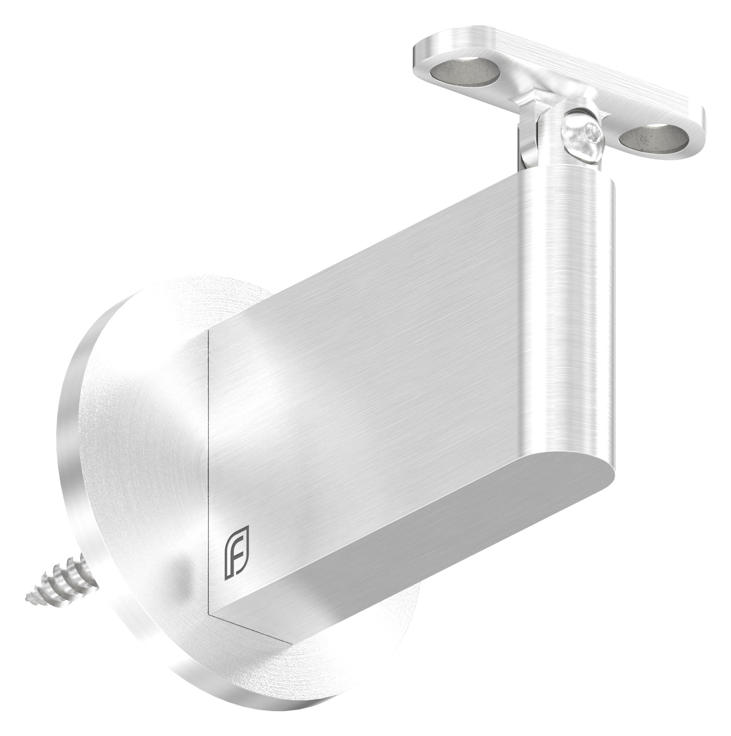 Sensa Design 2, für Rohr 42,4mm, mit Gelenk für Steigung, V2A