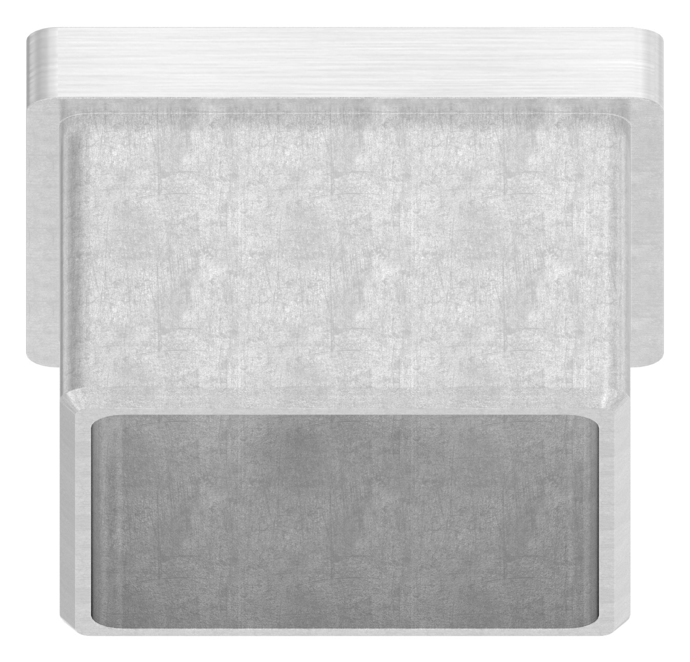 Einsteckkappe, für Rohr 40x40x2,0mm, V2A