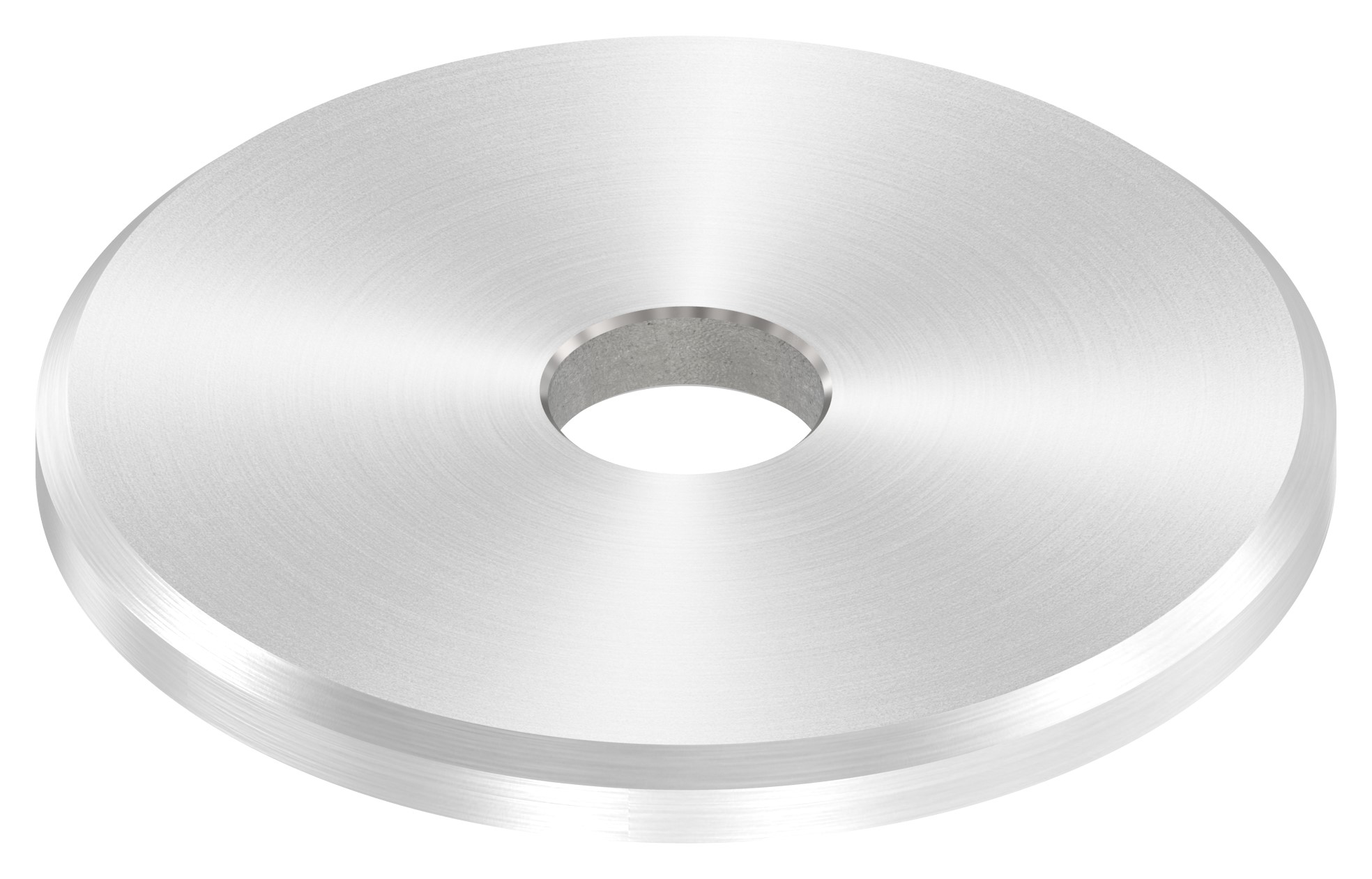 Beilagscheibe 40x3mm mit Fase, Bohrung 8,5mm, V2A