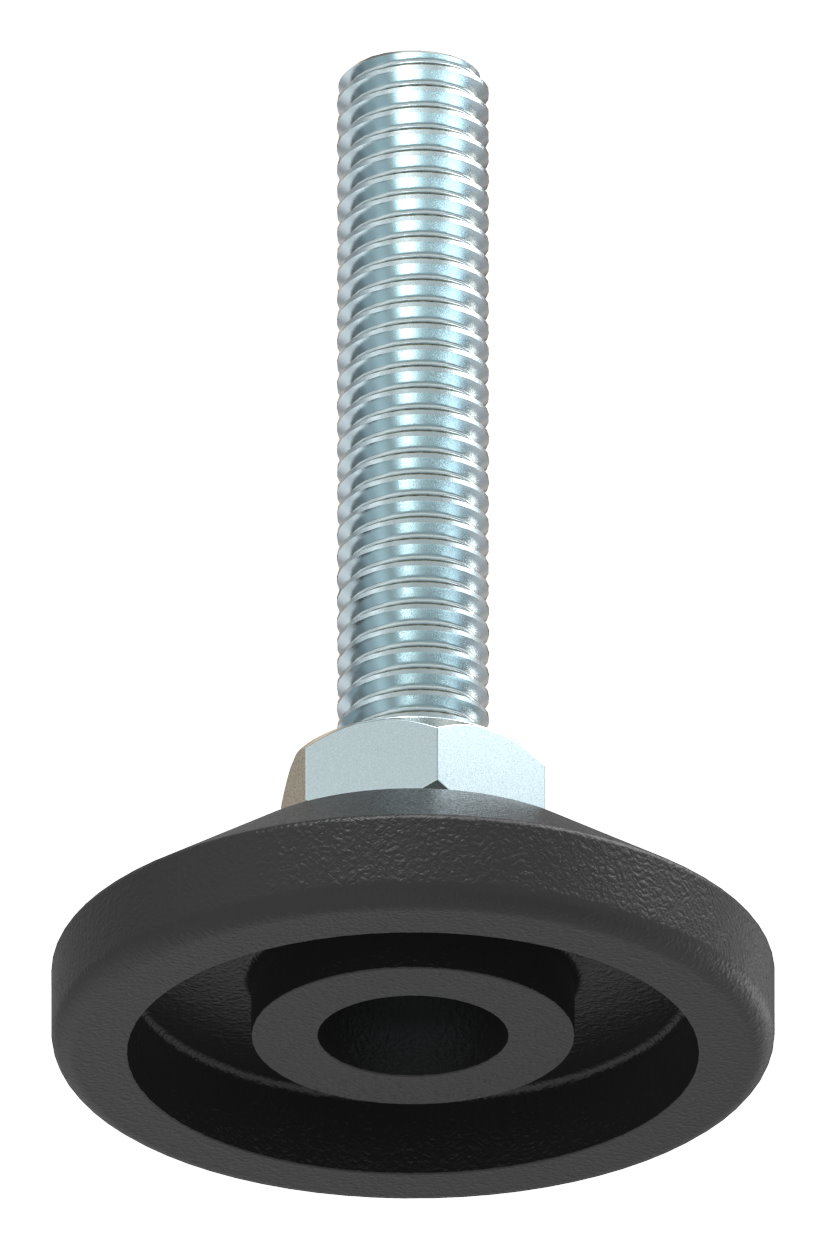 Stellfuß mit Justierschraube mit Innensechskant