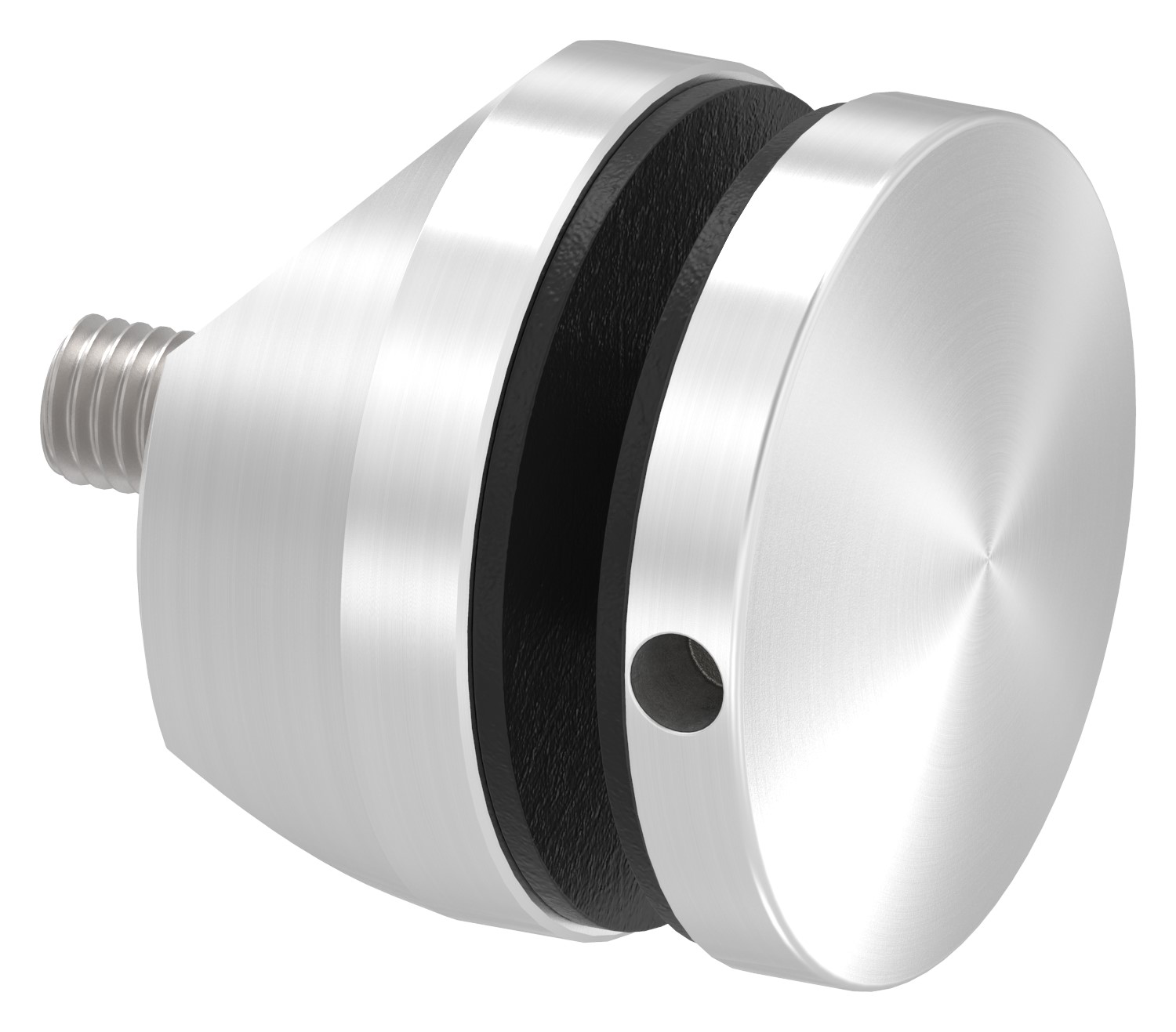 Glaspunkthalter 52mm, Anschluss: 42,4mm, V2A