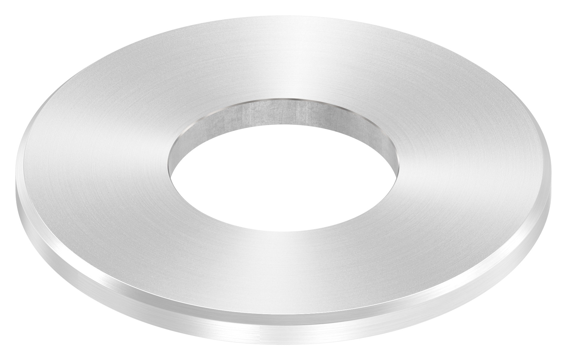 Ankerplatte Ø 100x6mm, mit Rundschliff und Fase, V2A