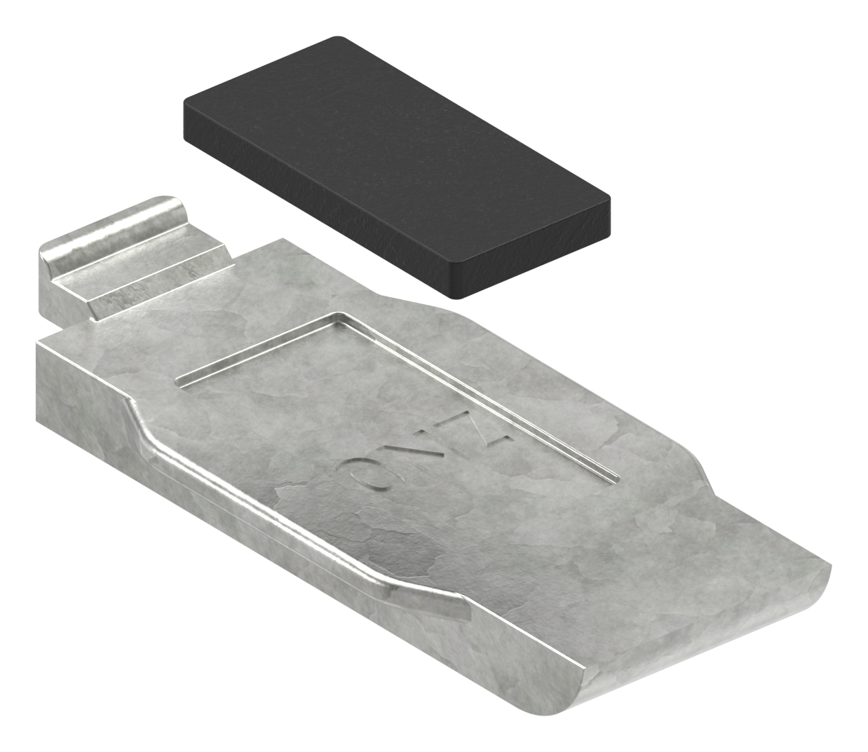 Sicherungsplatte für Mod. 36 - Zinkdruckguss