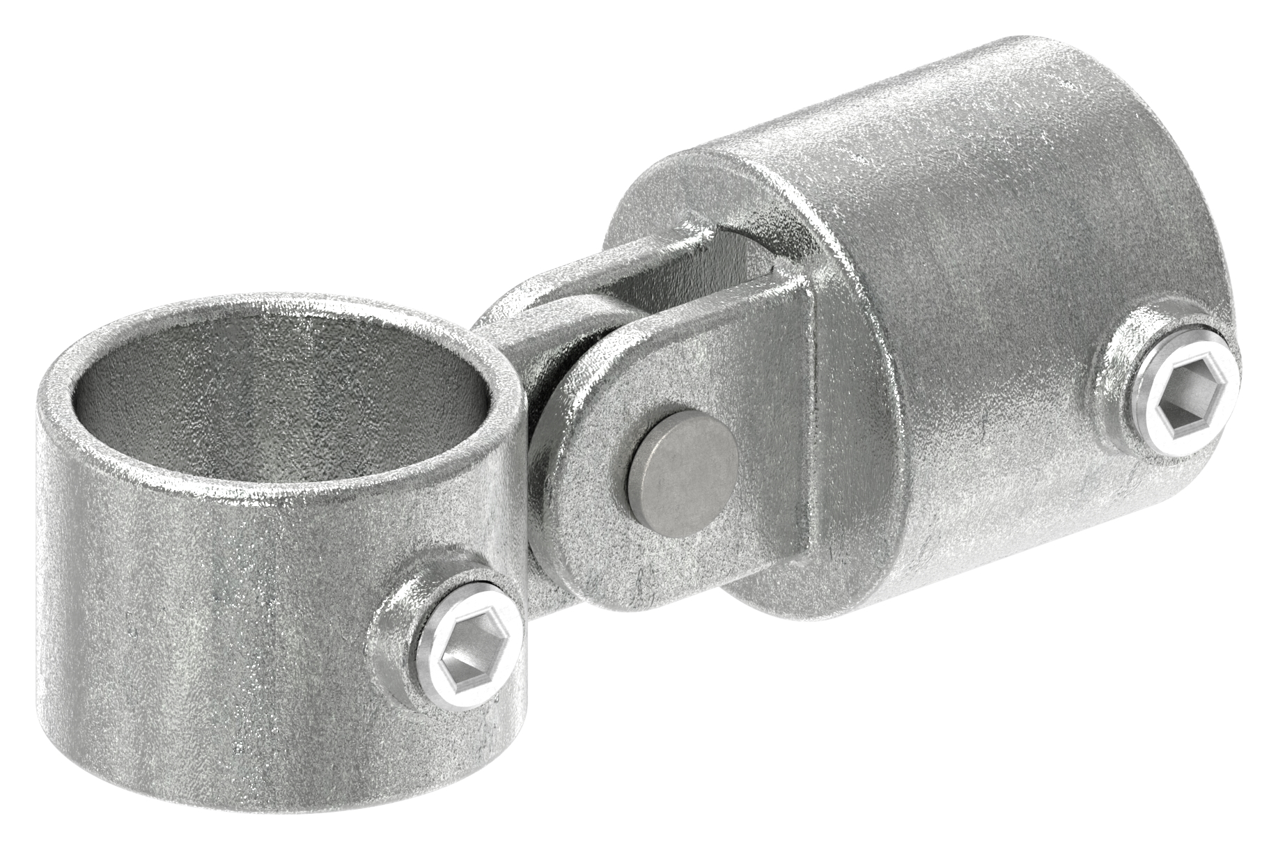 Verbinder, variabel, für Rohr Ø 48,3mm