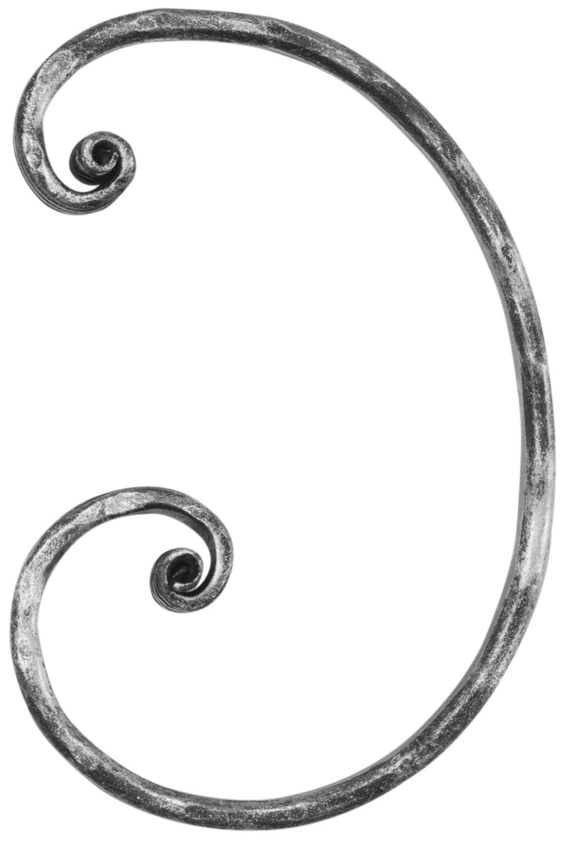 C-Schnörkel 16x8mm, 215x145mm, RE