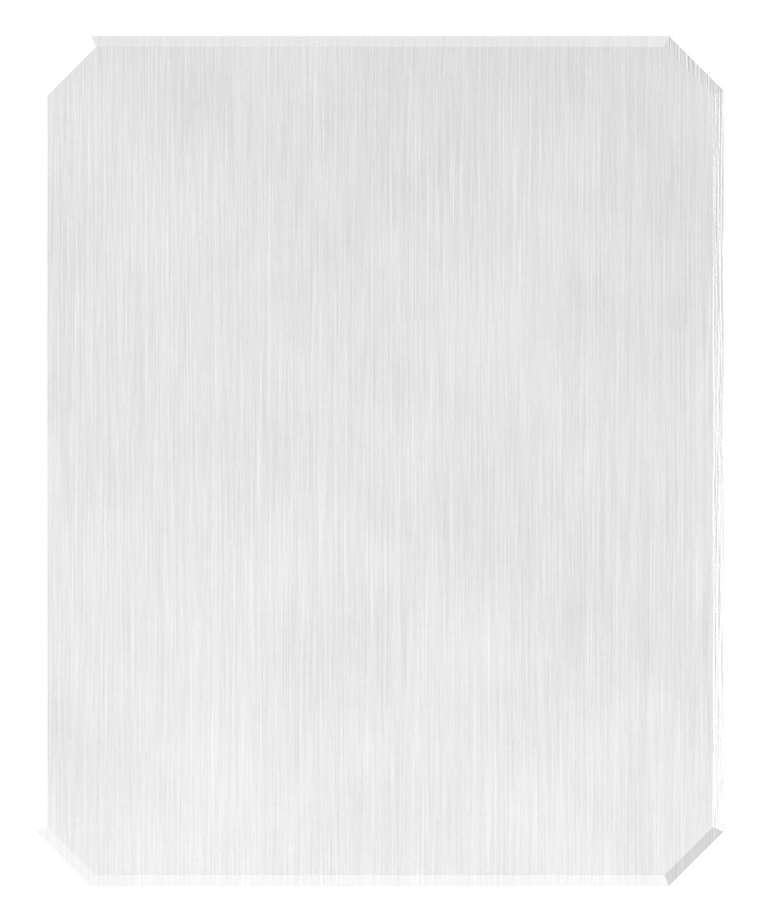 Glaspunkthalter 63x78mm, flach, V2A