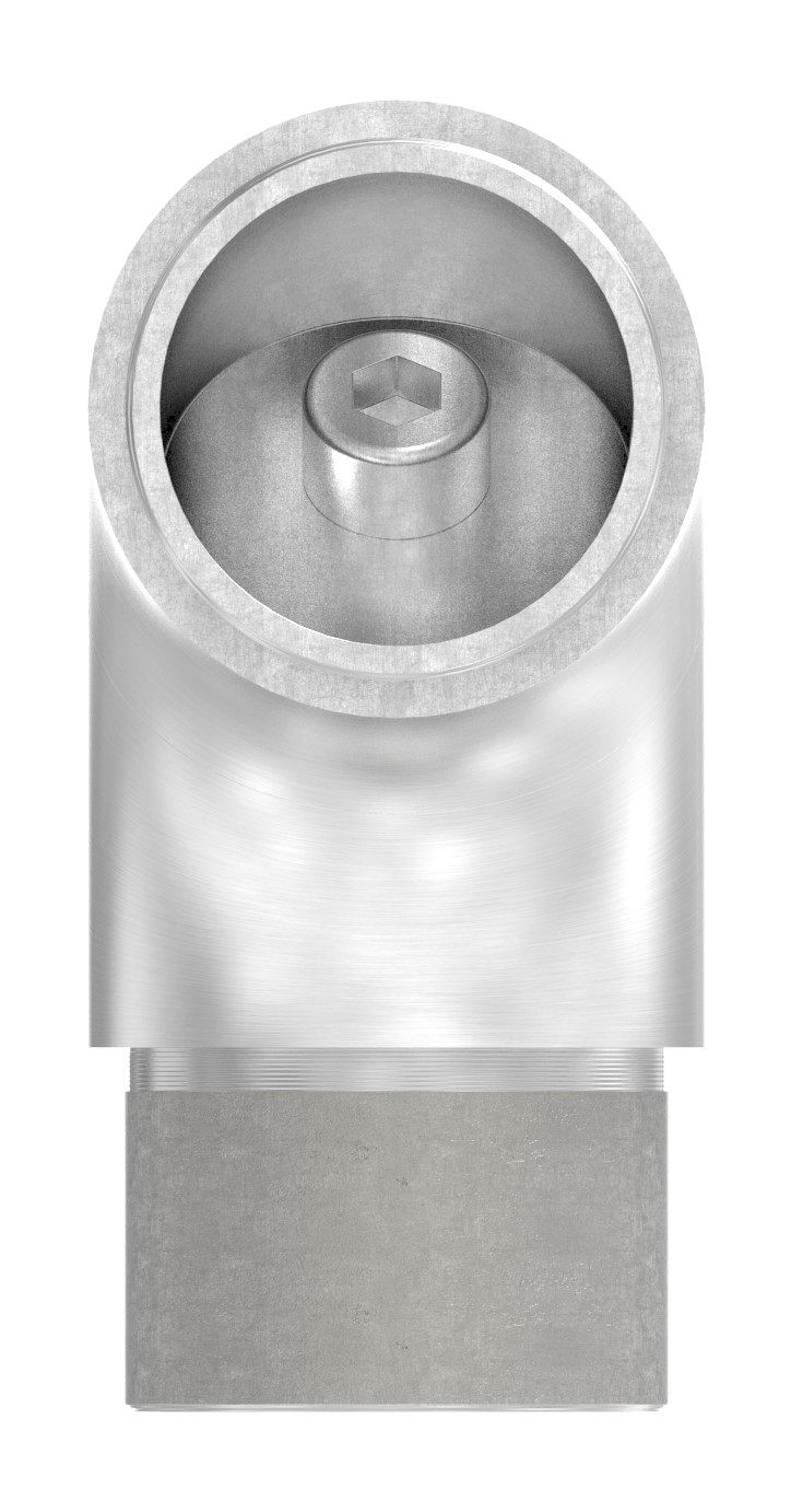 Rohrbogen 90°, verstellbar, für Rohr 42,4x2,5mm, V2A