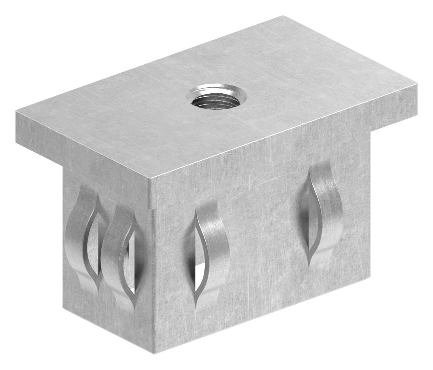 Stahleinschlagkappe, für, Rechteckrohr 50x30mm
