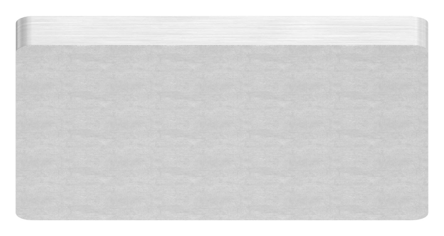 Platte zum Anschweißen für Rohr 50x50, V2A