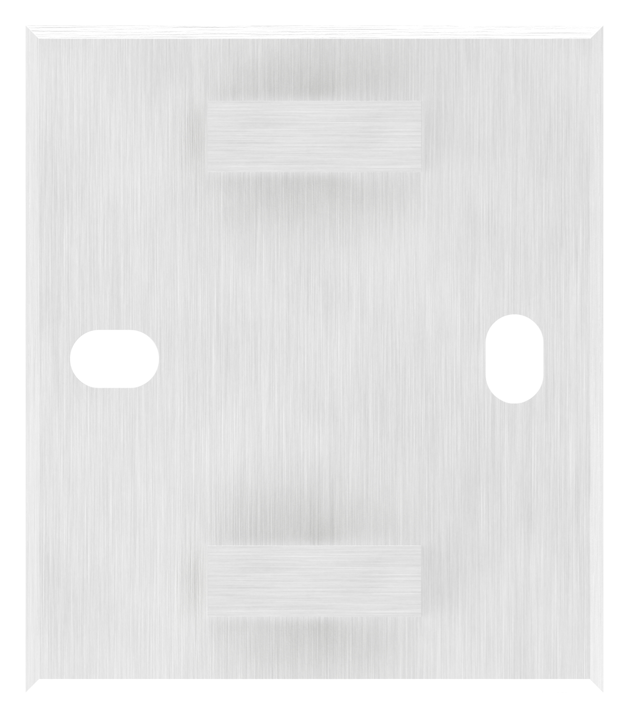 Wandbefestigung für Geländerpfosten 40x40mm, V2A