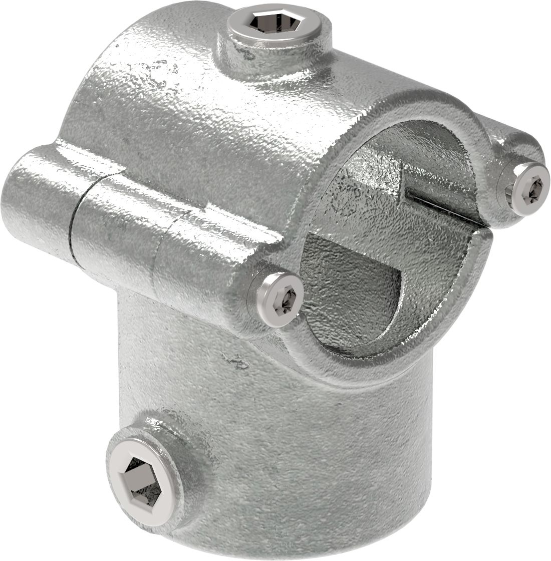 T-Stück aufklappbar, für Rohr Ø 33,7mm
