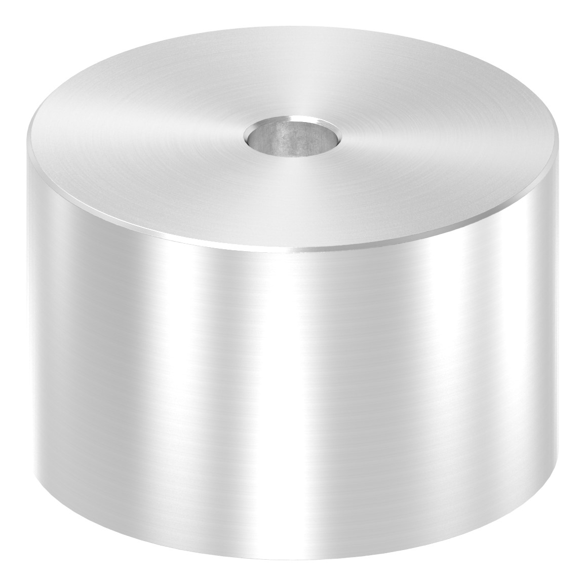 Unterteil für 62mm Glaspunkthalter, t: 40mm, V2A Unterteil für 62mm Glaspunkthalter, t: 40mm, V2A