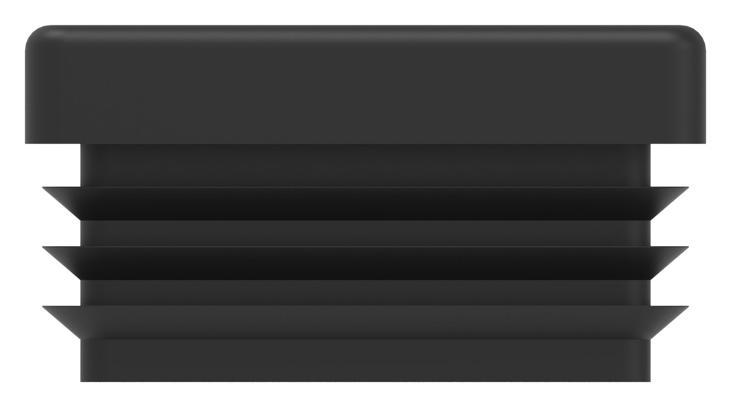 Kunststoffkappe für Quadratrohr 40x40mm mit M10