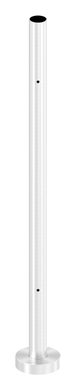 Edelstahlpfosten V2A zur Bodenmontage, H: 880mm