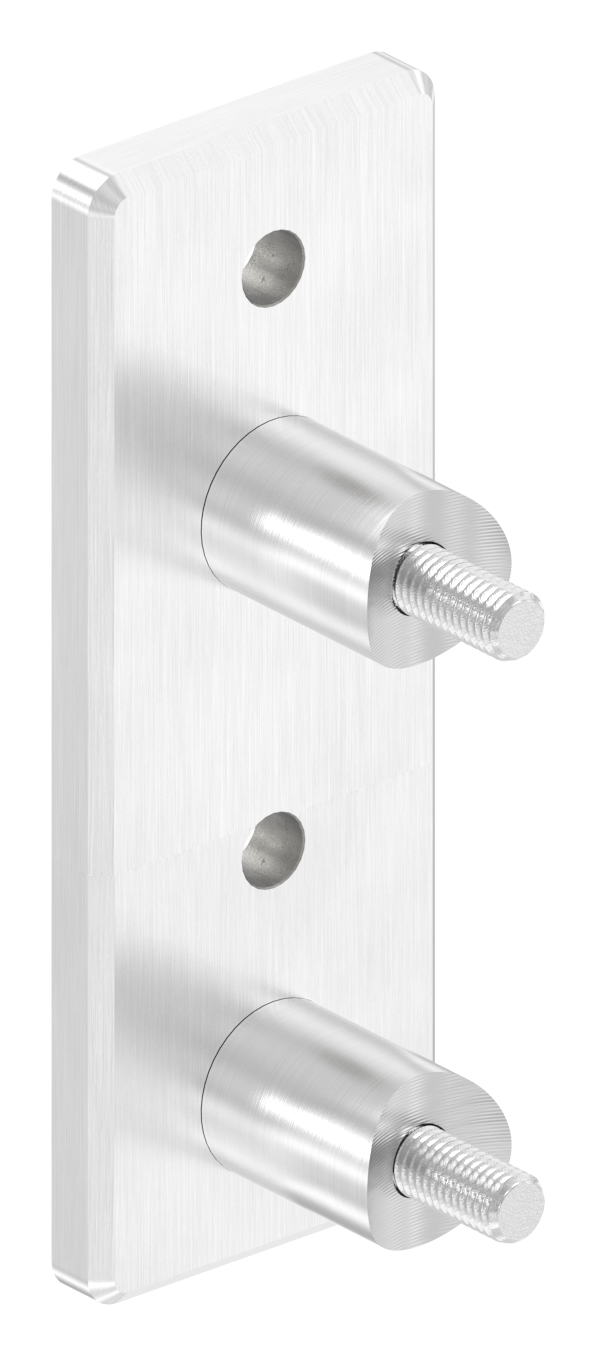 Wandbefestigung für Geländerpfosten 42,4mm, V2A