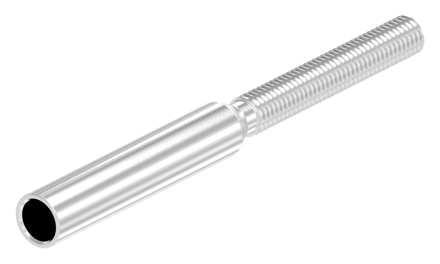 Gewindeterminal für Seil 8mm, V2A