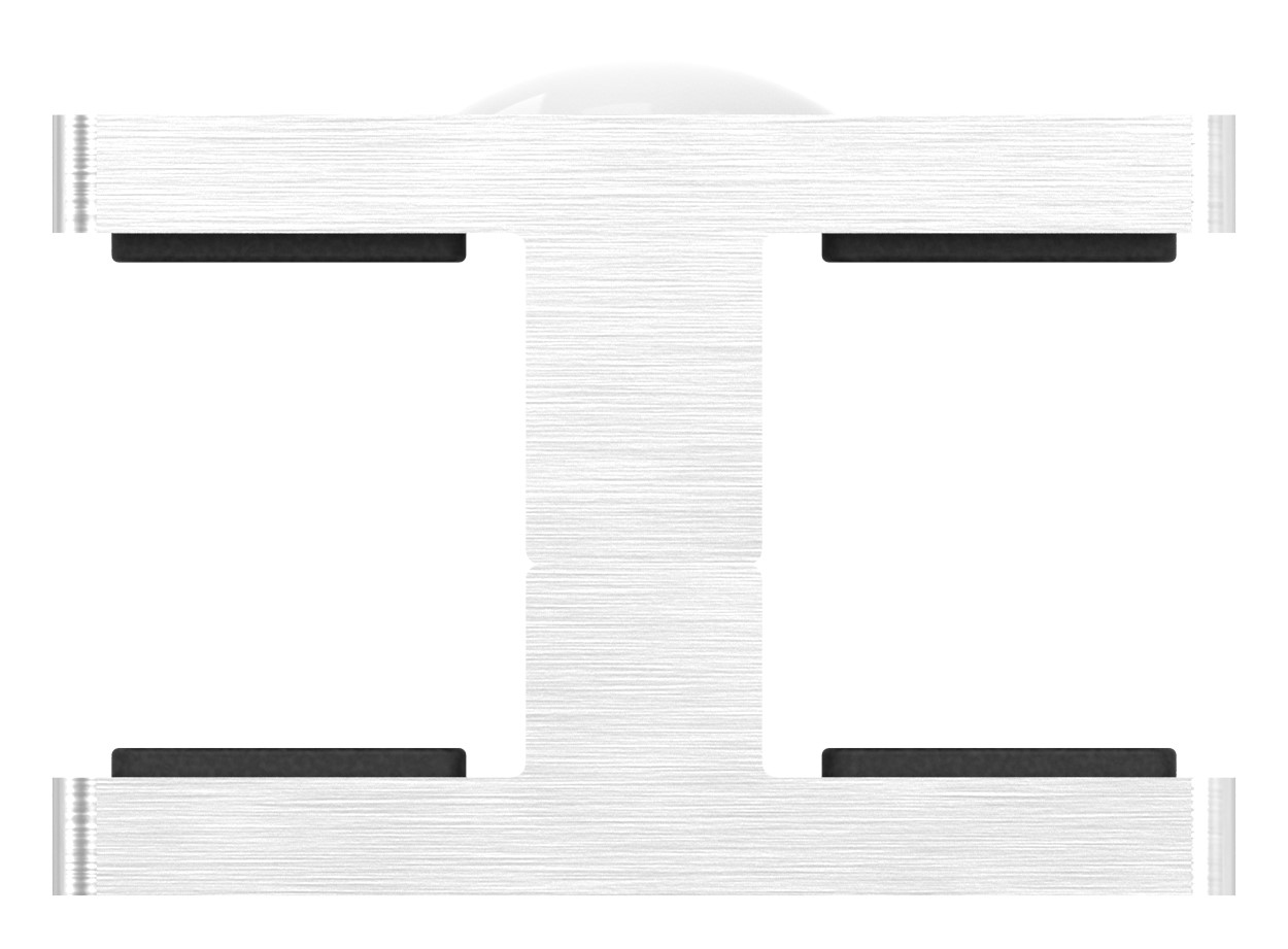 Glasausrichter für Ganzglasgeländer, für Glas 16,76 - 17,52mm