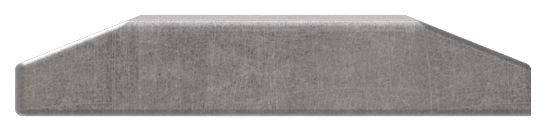 Flacheisen 40x8mm, gewellt und Kanten gehämmert, L: 3000mm