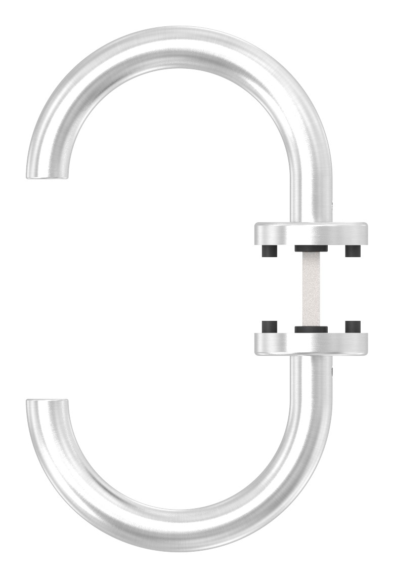 Türdrücker-Paar, drehbar, V2A