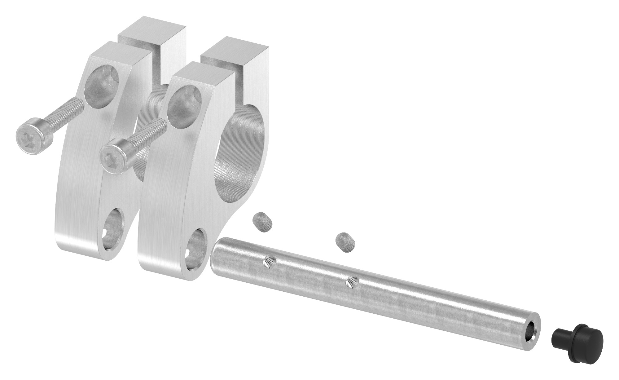 Stopper für Doppelrollwägen, V2A