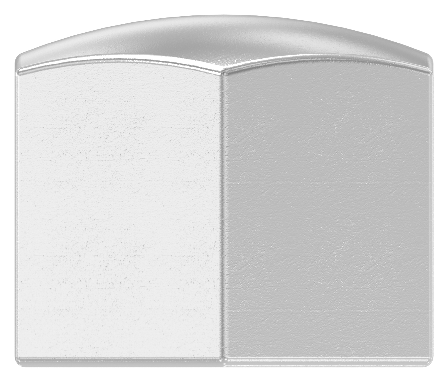 Sechskant-Hutmutter M12 mit flachem Kopf, DIN 917, V2A Sechskant-Hutmutter M12 mit flachem Kopf, DIN 917, V2A