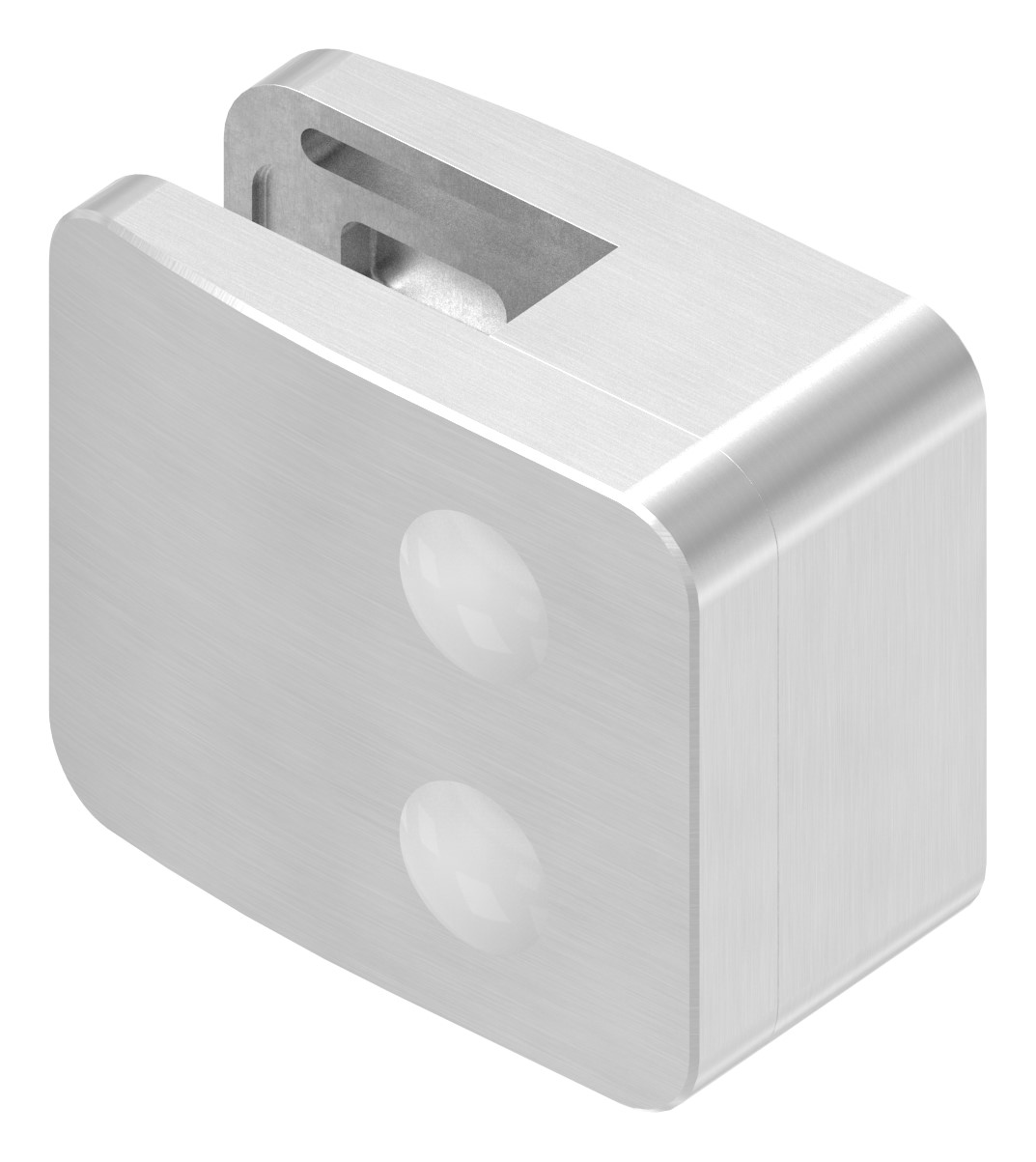 Sichtschutz Endglasklemme Mod. 26, V4A