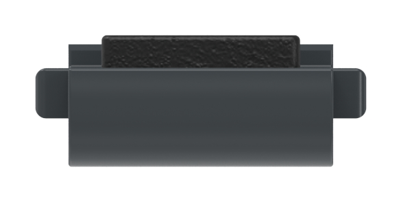 Sicherungsplatte für Mod. 31 , Zink roh pulverbeschichtet in RAL 7016 matt