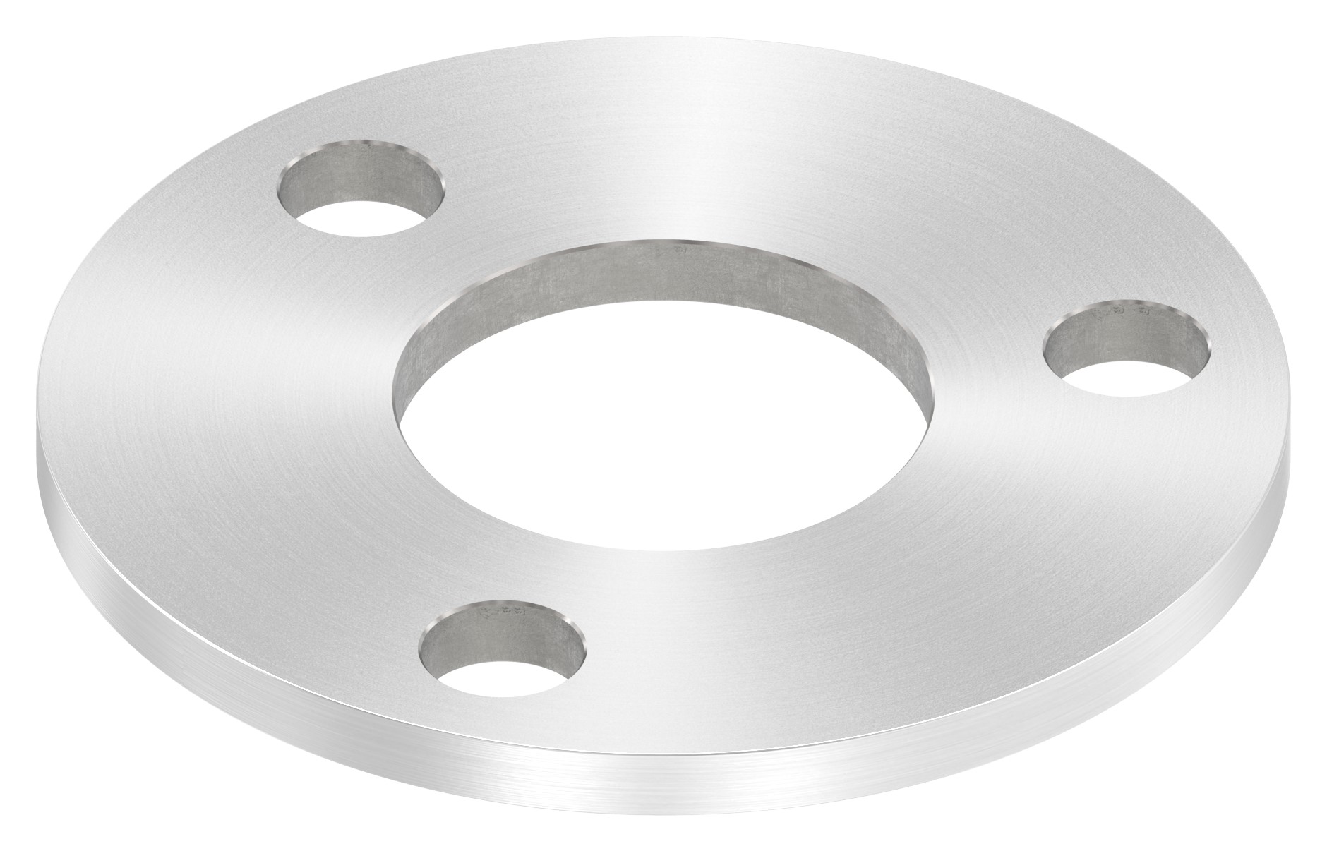 Ankerplatte Ø 100x6mm, mit Rundschliff, V2A