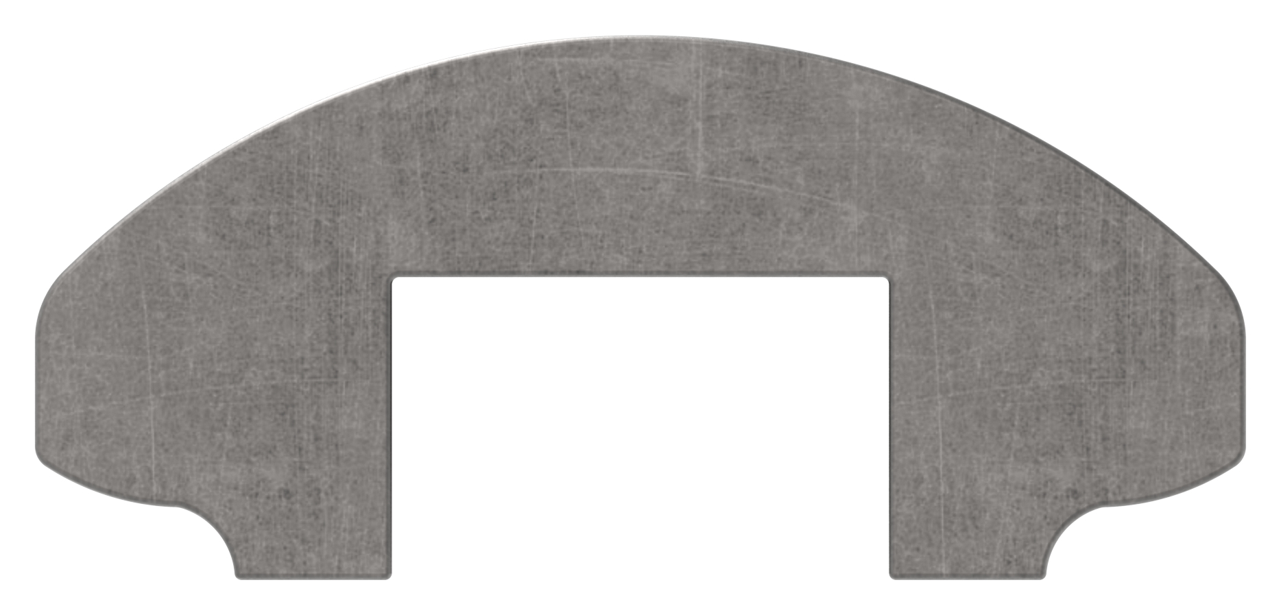Handlauf 50x22,5mm mit Nut 20,5x12,5mm, L: 6000mm