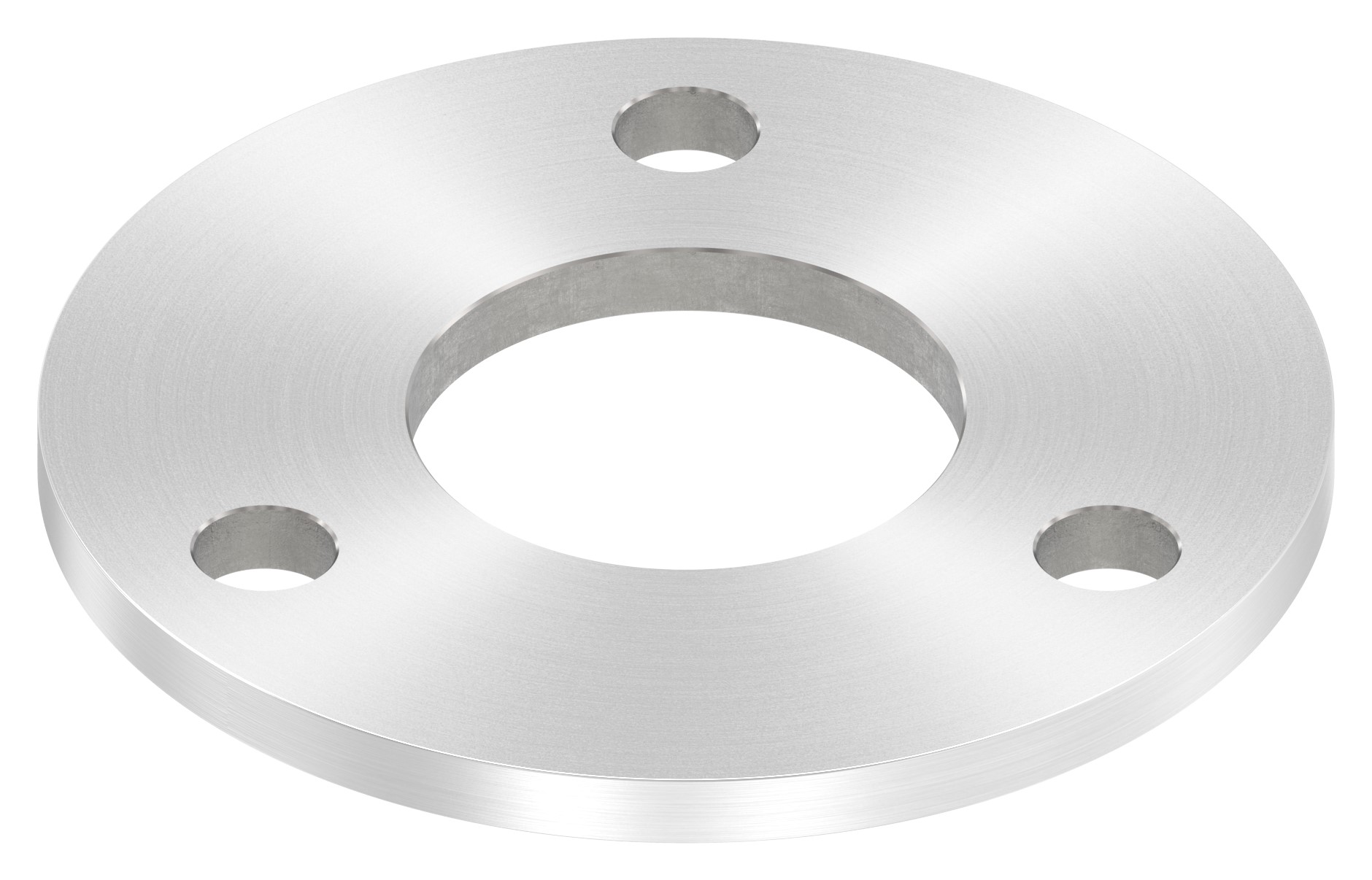 Ankerplatte Ø 100x6mm, mit Rundschliff, V2A