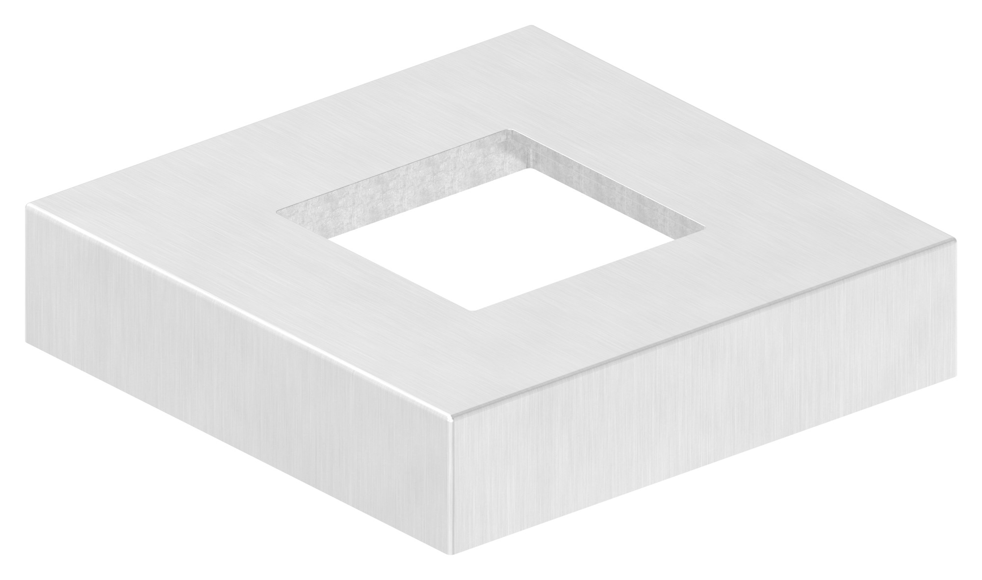 Abdeckrosette, 109x109x25mm, V4A