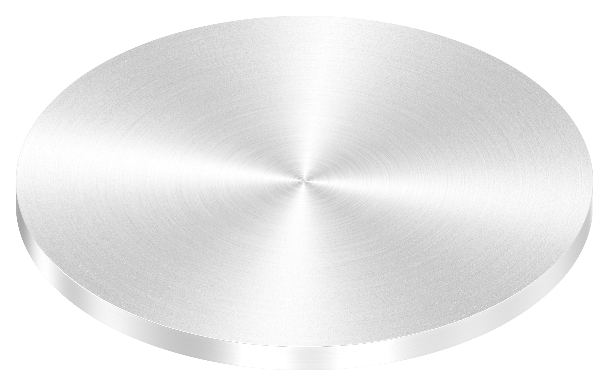 Ronde Ø 100x5mm, mit Rundschliff, V2A