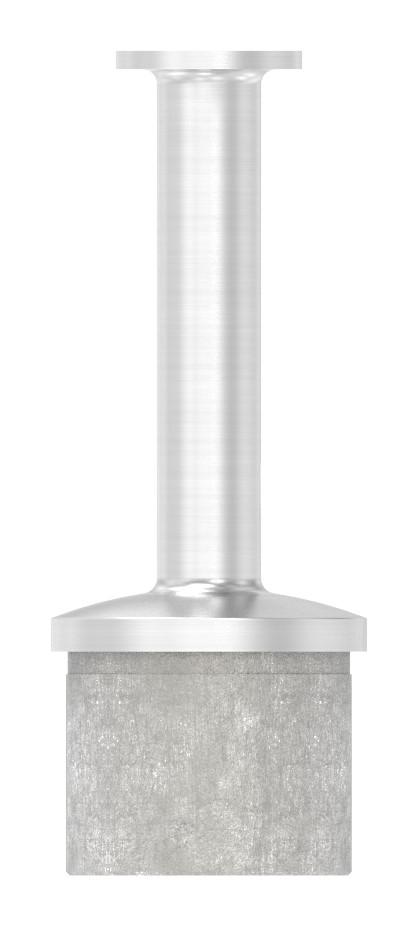 Rohrabschlussstopfen mit Stift für LED Handlauf, V4A