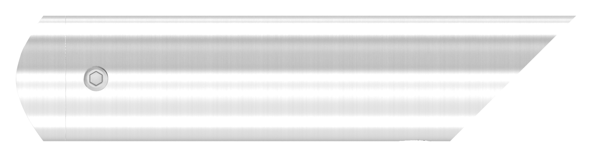 Rohrabstandshalter schräg, für Rohranschluss 33,7mm, V2A