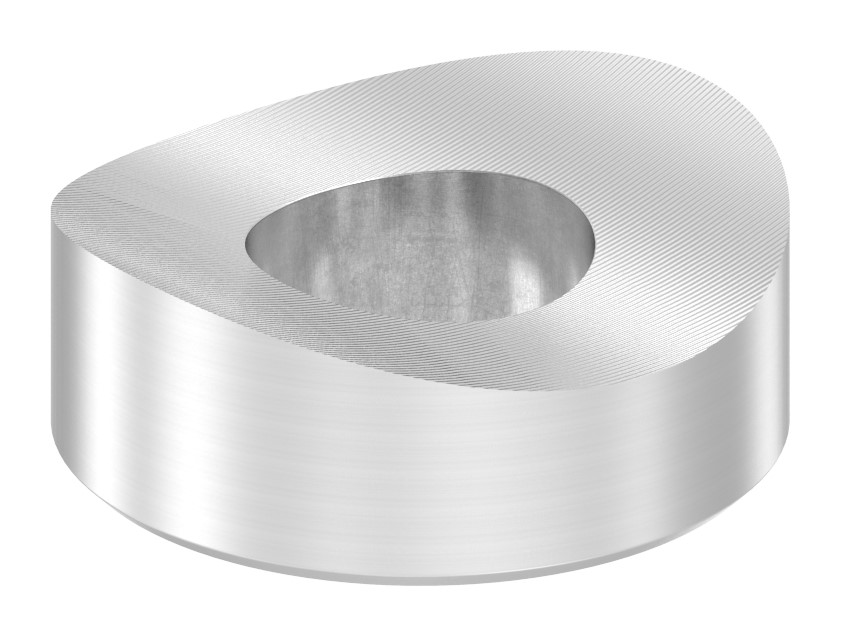 Ausgleichsstück (ohne Senkung) für Rohr 42,4mm, Ø 18mm, V2A