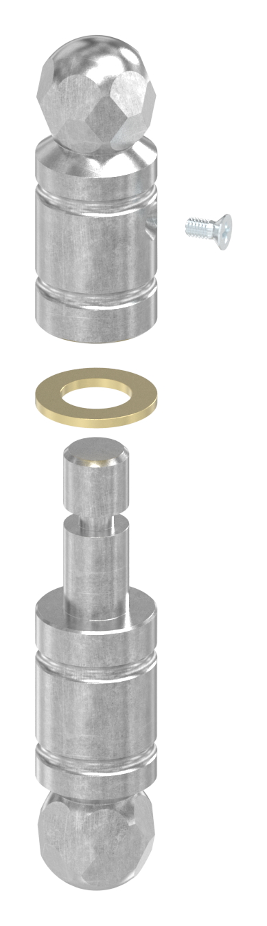 Sicherheitstürscharnier 122 x 24mm