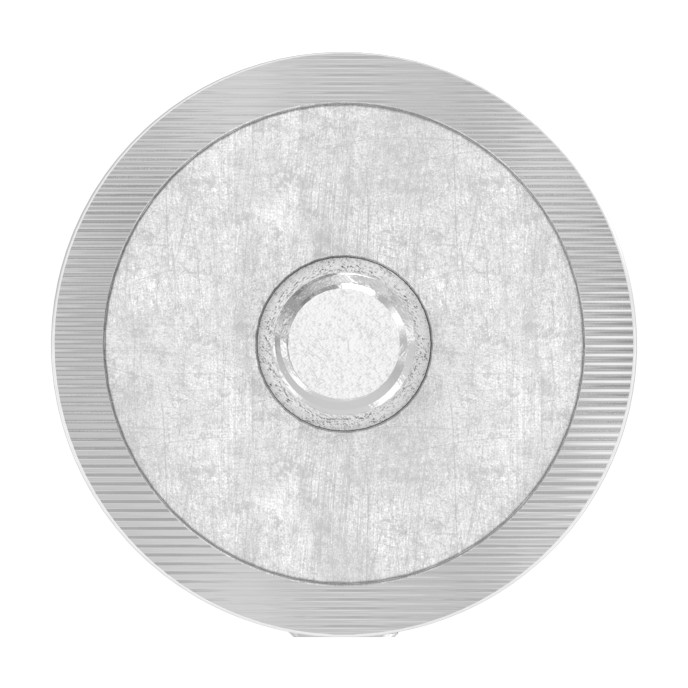 Querstabhalter zum Stoßen, Bohrung Ø 12,5mm, Anschluss 42,4mm, V4A