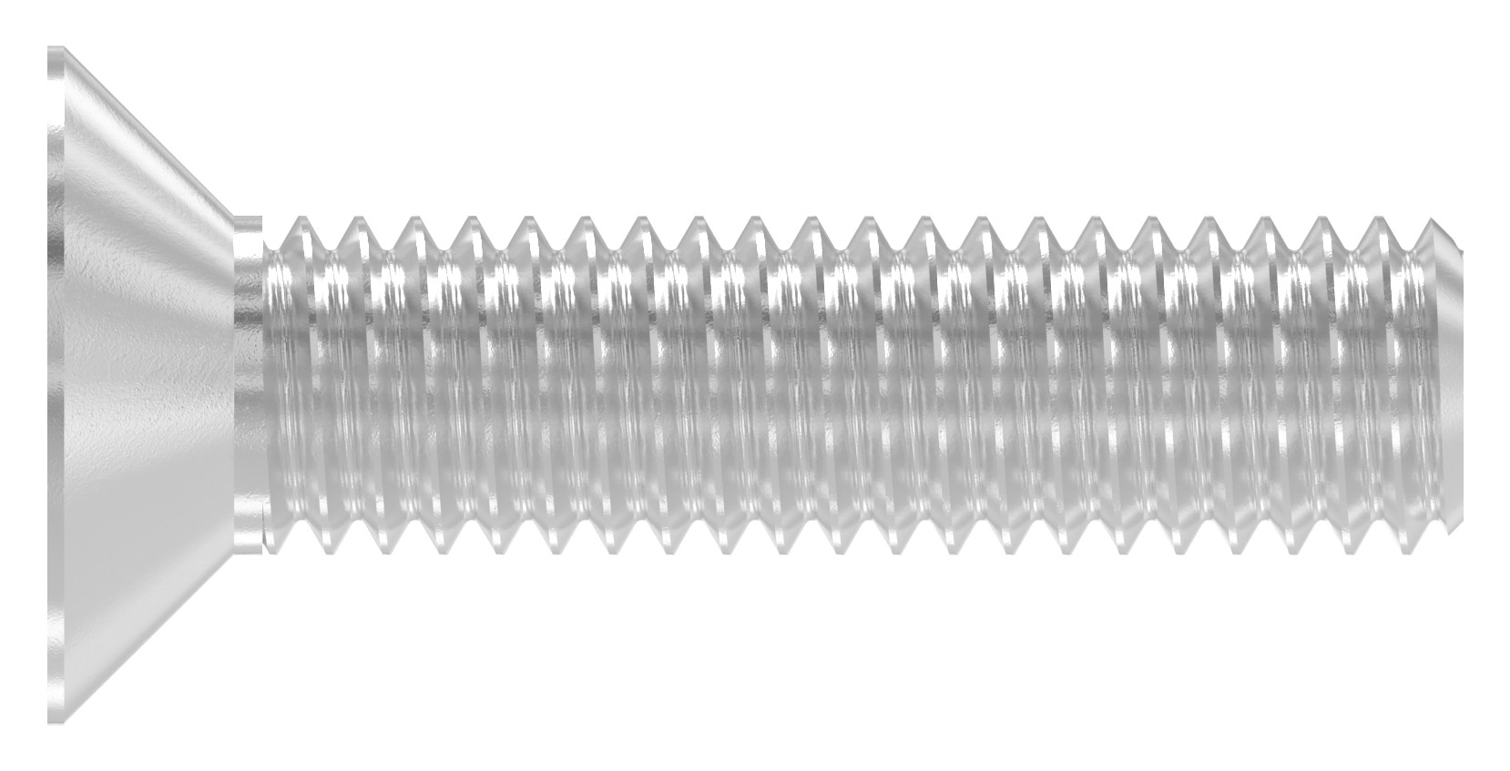 Senkkopfschraube M6x25, V4A, ISO 10642