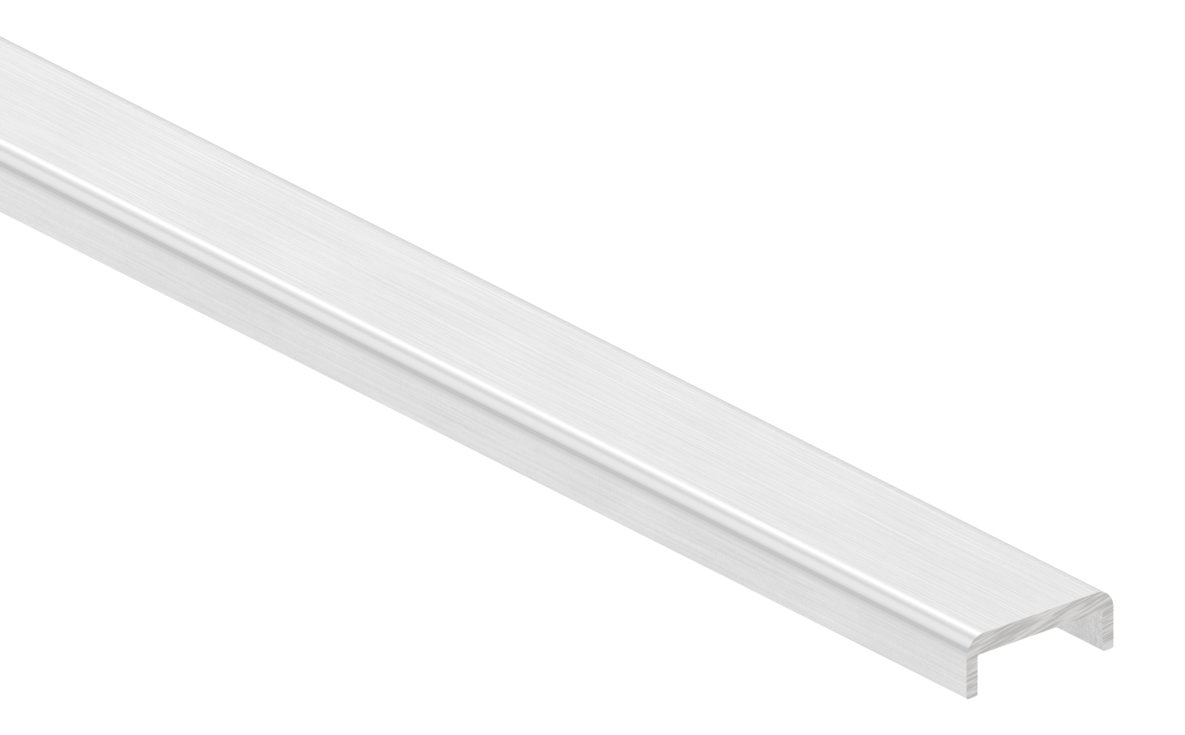 Kantenschutz EXTRA SLIM, für Glas 12,00 - 13,52mm, L: 6000mm, Aluminium E4/EV1