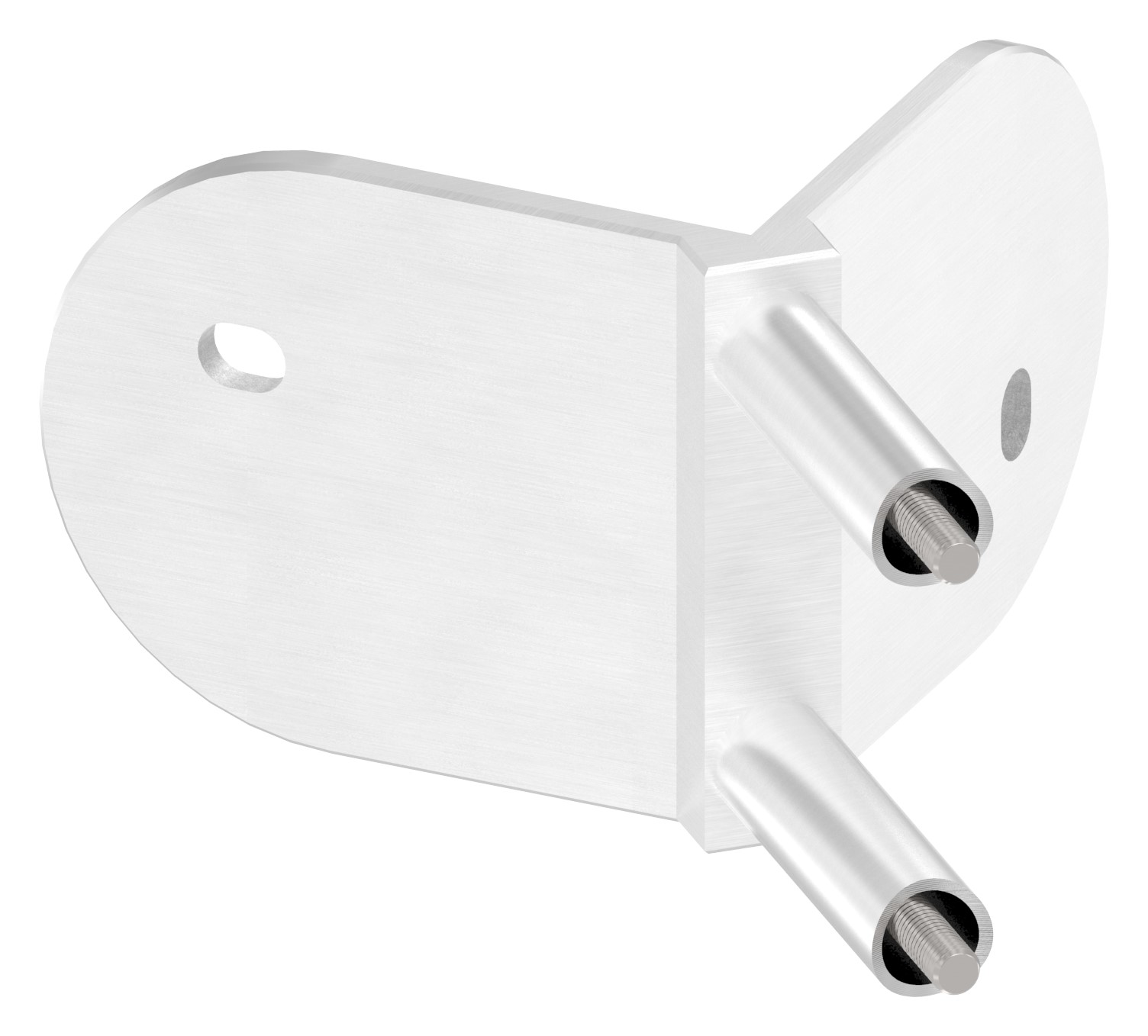 Wandbefestigung für Geländerpfosten 90° Außenecke, V2A