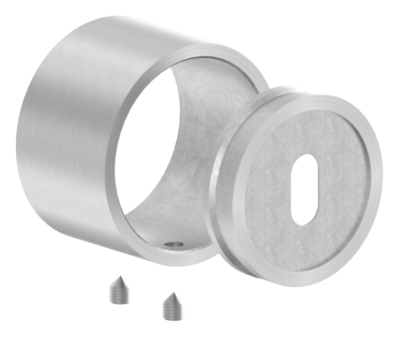 Wandbefestigung für Rohr 42,4mm, V4A