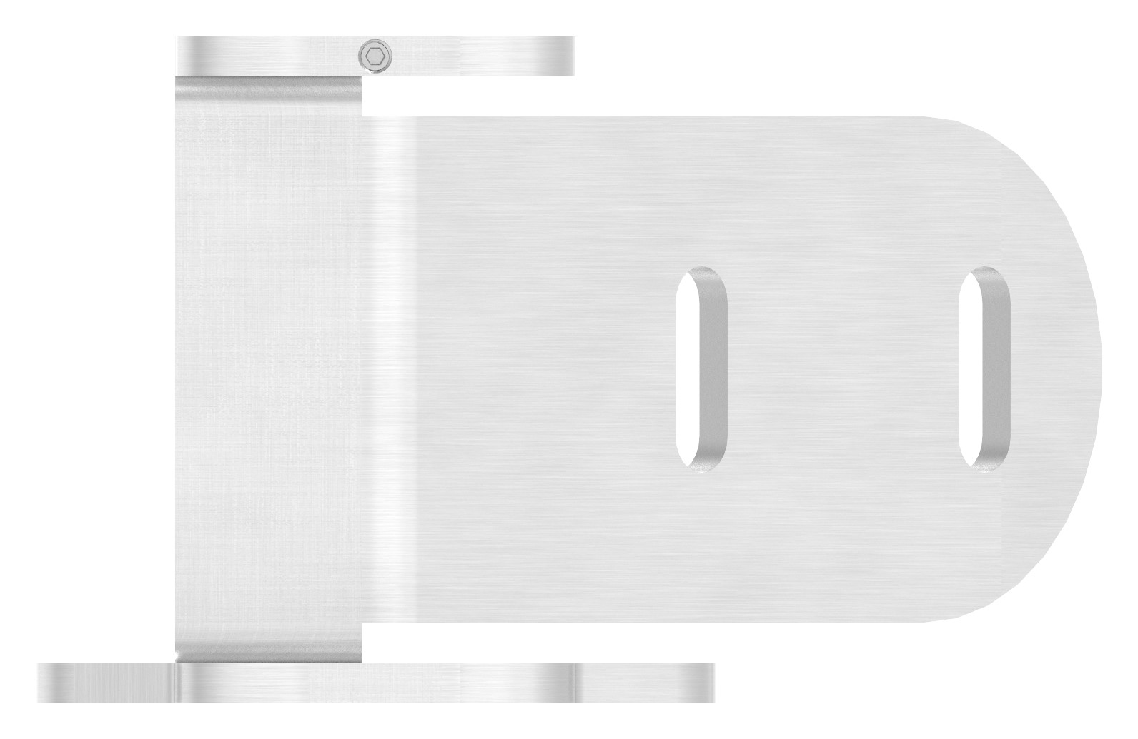 Wandbefestigung für Geländerpfosten, V2A