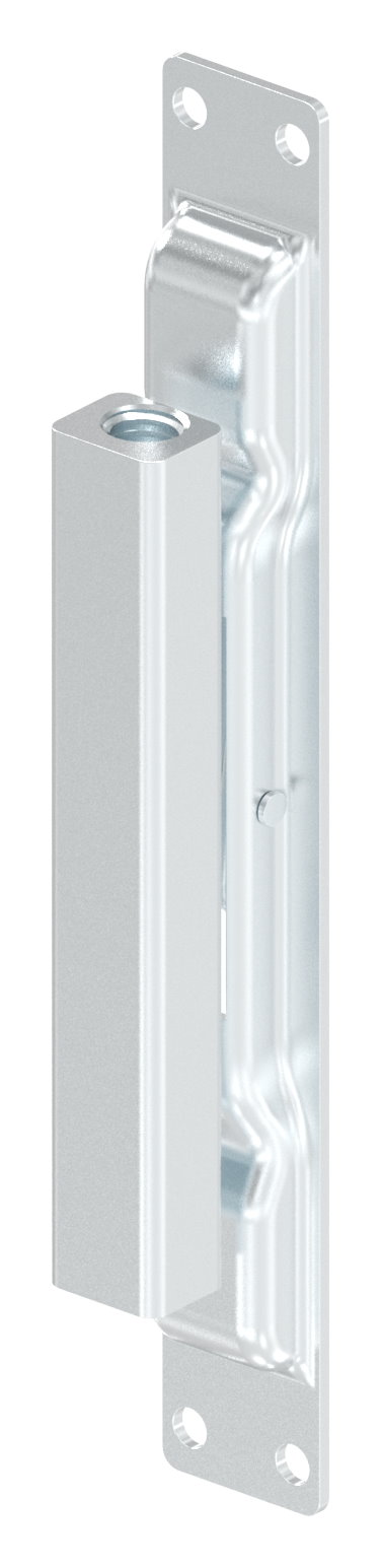 Kantriegel mit Breite 20mm und Gewinde M8, verzinkt