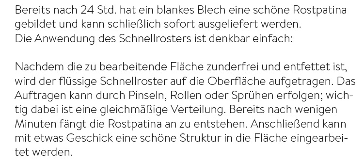 Schnellroster, Flasche 1L