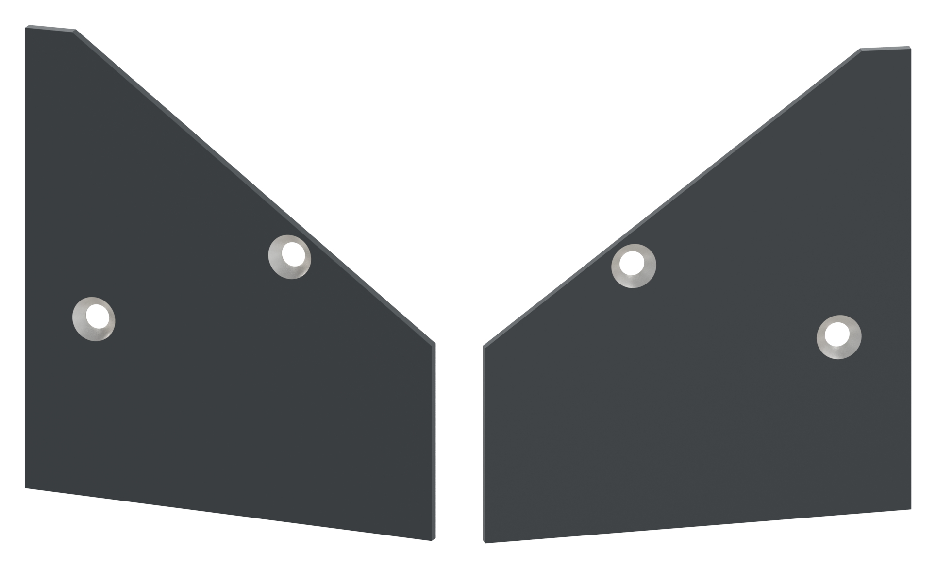 Montage-Set Glas 17,52mm eleganza canopy, für  L: 1,405m