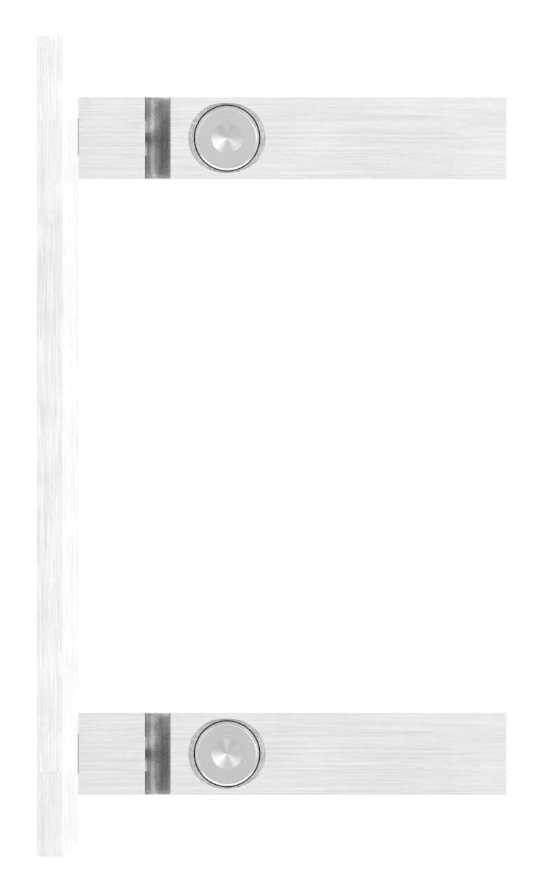 Wandbefestigung für Geländerpfosten 40x40mm, V2A