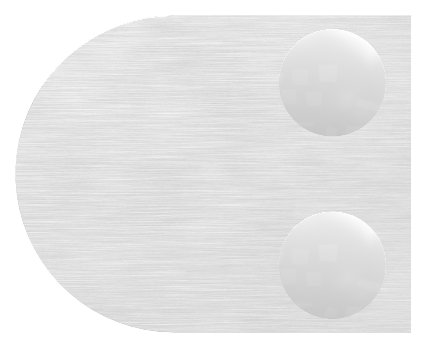 Glasklemme Mod. 30, Anschluss: gerade, V2A